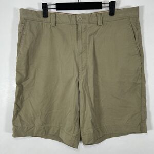 Tommy Bahama Chino Shorts Mens Size 38 Tan Khaki 9” Inseam Cotton Tencel Blend